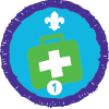 Emergency Aid Staged Activity Badge 
