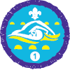 Swimmer Staged Activity Badge 
